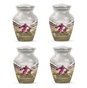 Football Theme 3 Inch Keepsake Pack of 4
