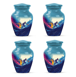Football Theme 3 Inch Keepsake Pack of 4