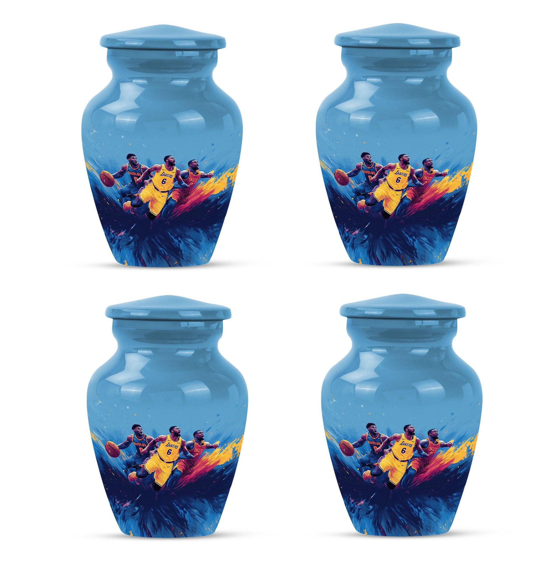 Football Theme 3 Inch Keepsake Pack of 4