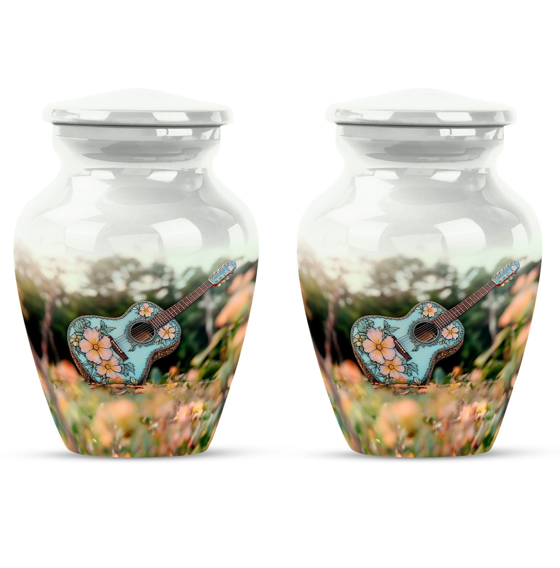 Guitar Theme 3 Inch Keepsake Pack of 2