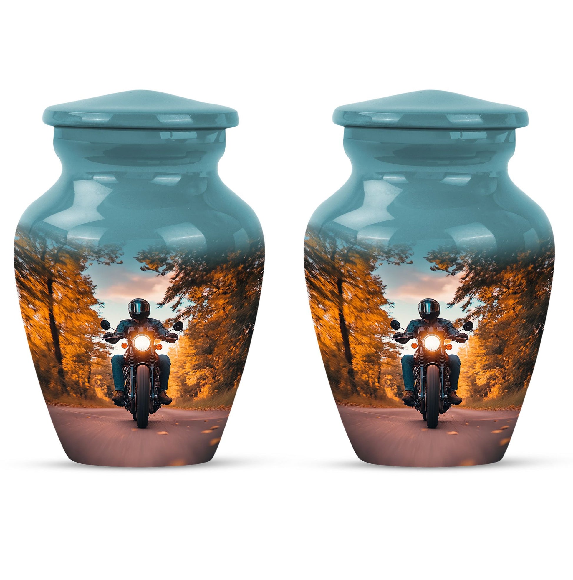 Motorbike Riders Theme 3 Inch Keepsake Pack of 2