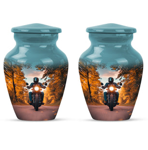 Motorbike Riders Theme 3 Inch Keepsake Pack of 2