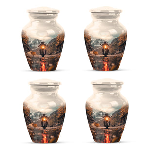 Motorbike Riders Theme 3 Inch Keepsake Pack of 4