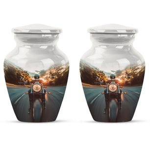 Motorbike Riders Theme 3 Inch Keepsake Pack of 2