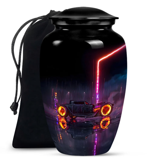 Car Theme Large Urn 10 Inch