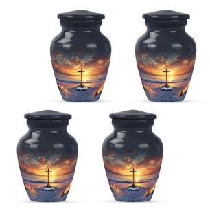 Cross Theme 3 Inch Keepsake Pack of 4