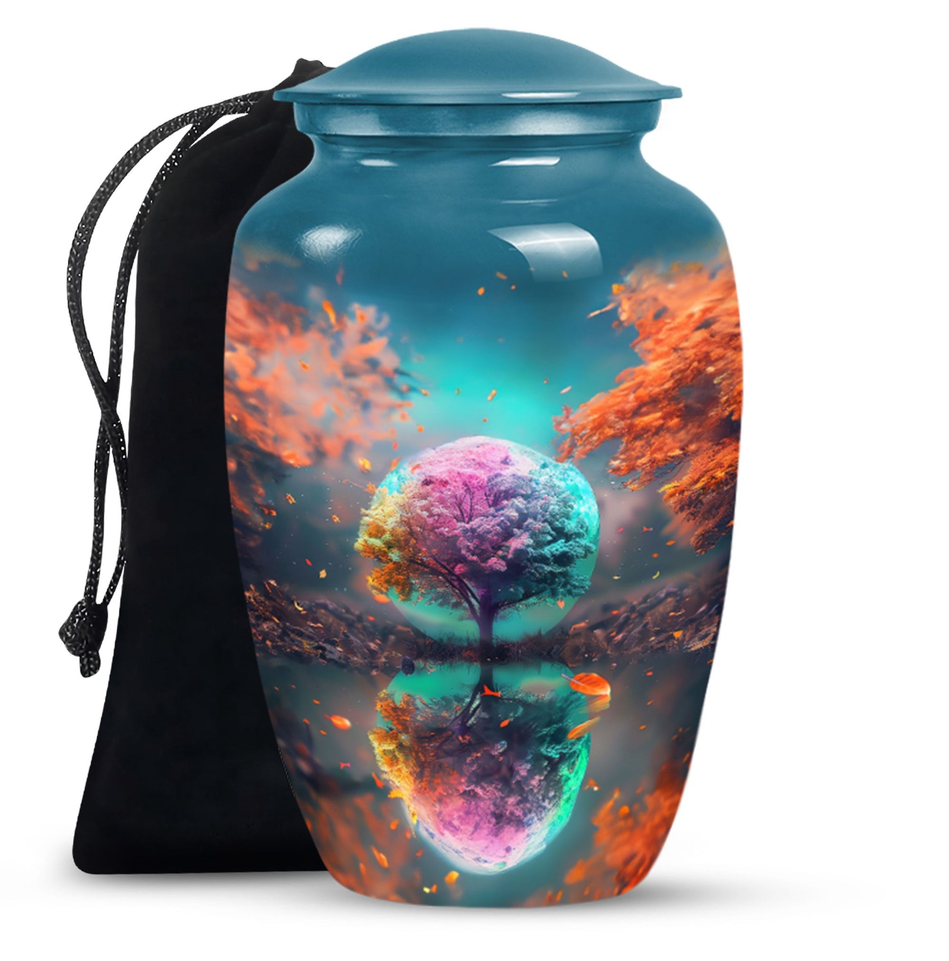 Tree Theme Large Urn 10 Inch