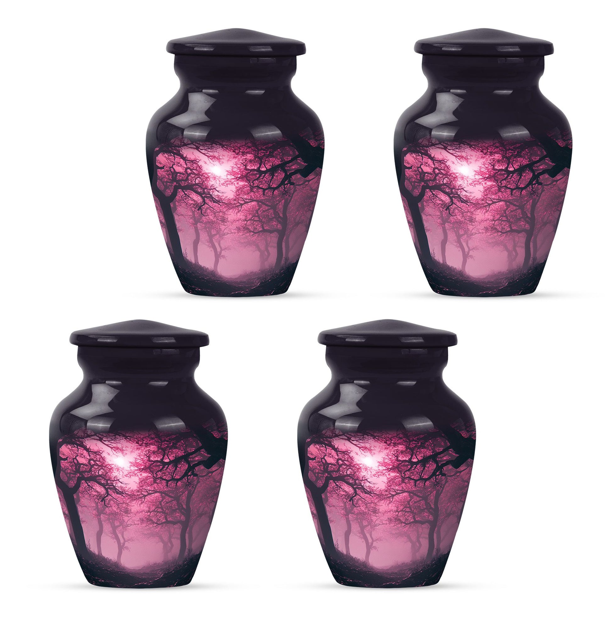 Tree Theme 3 Inch Keepsake Pack of 4