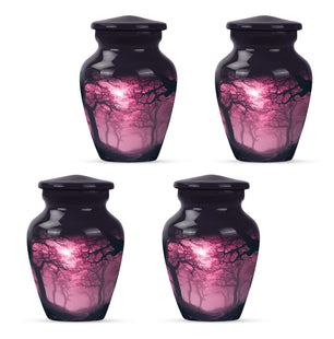 Tree Theme 3 Inch Keepsake Pack of 4