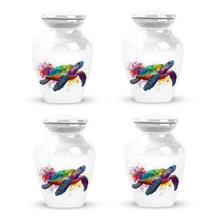 Tortoise Theme 3 Inch Keepsake Pack of 4