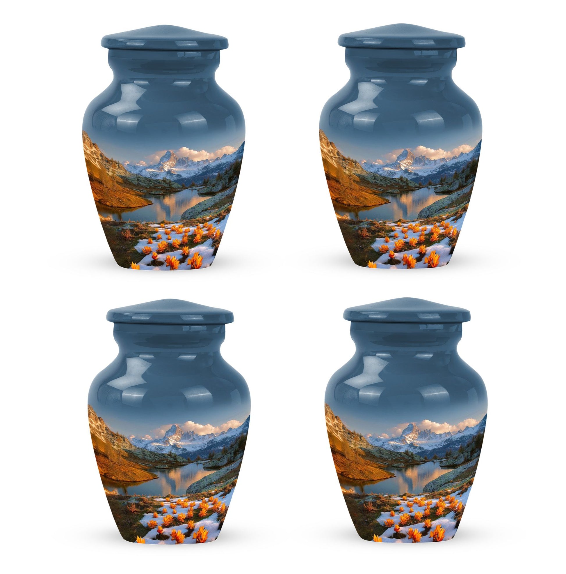 Nature Theme 3 Inch Keepsake Pack of 4