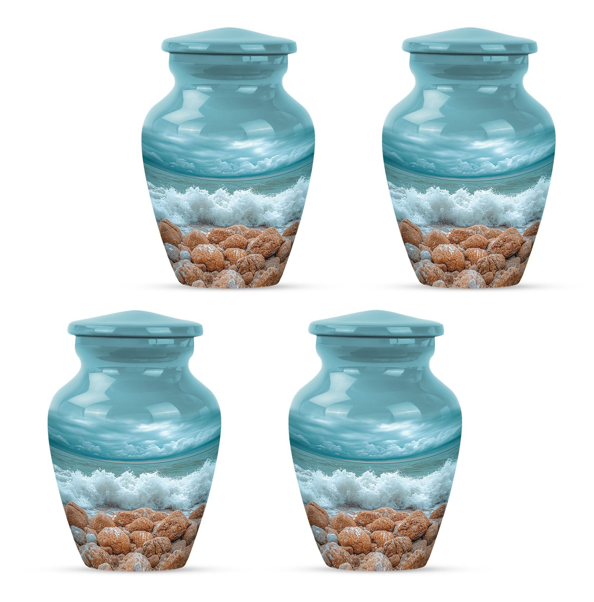 Sea Theme 3 Inch Keepsake Pack of 4