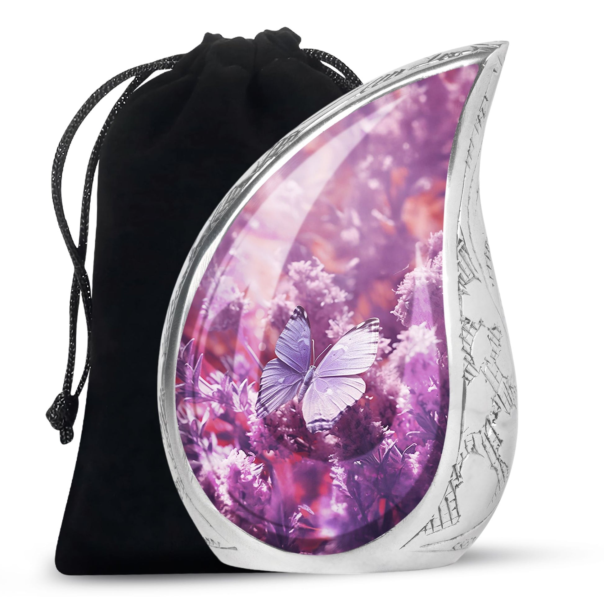 Magical Butterfly Fantasy- Butterfly Urn Teardrop Cremation Urn