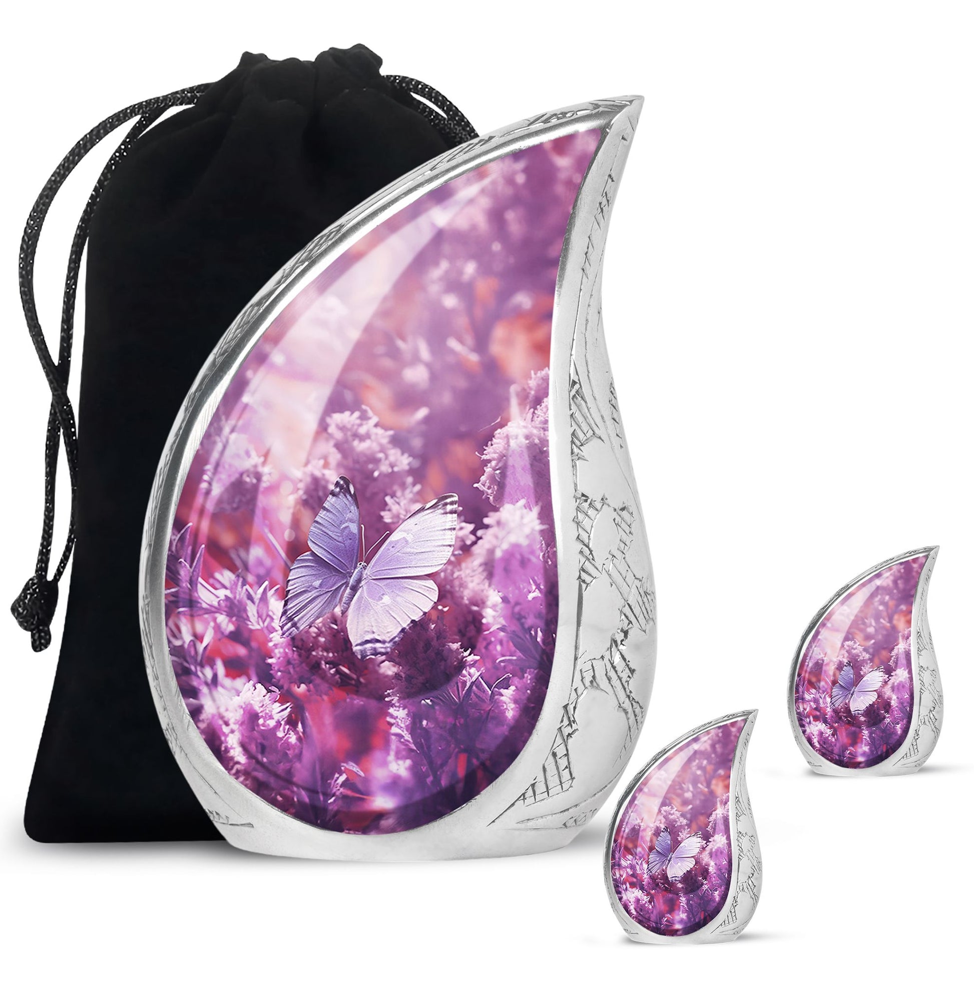 Magical Butterfly Fantasy- Butterfly Urn Teardrop Cremation Urn