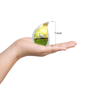 Teardrop Shape Dove Urn Keepsake 3 Inch