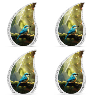 Teardrop Shape Sparrow Urn Keepsake Urn Pack of 4