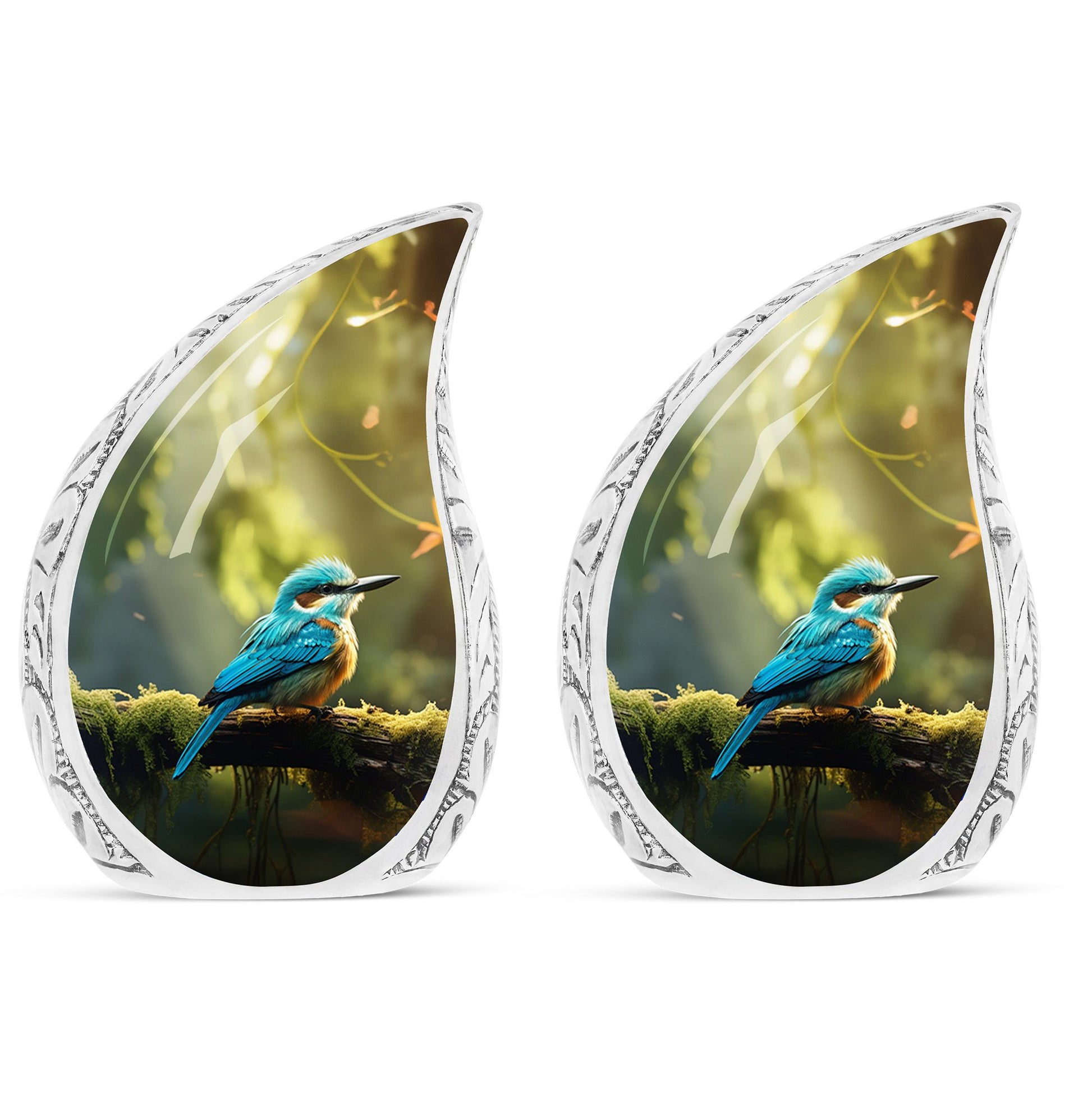 Teardrop Shape Sparrow Urn Keepsake Urn Pack of 2