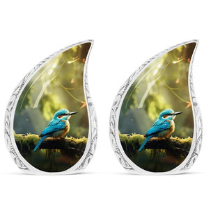 Teardrop Shape Sparrow Urn Keepsake Urn Pack of 2