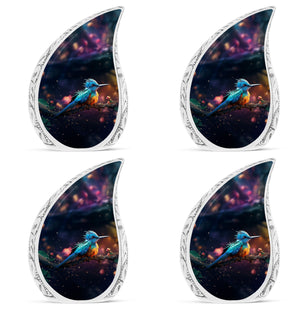 Teardrop Shape Sparrow Urn Keepsake Urn Pack of 4