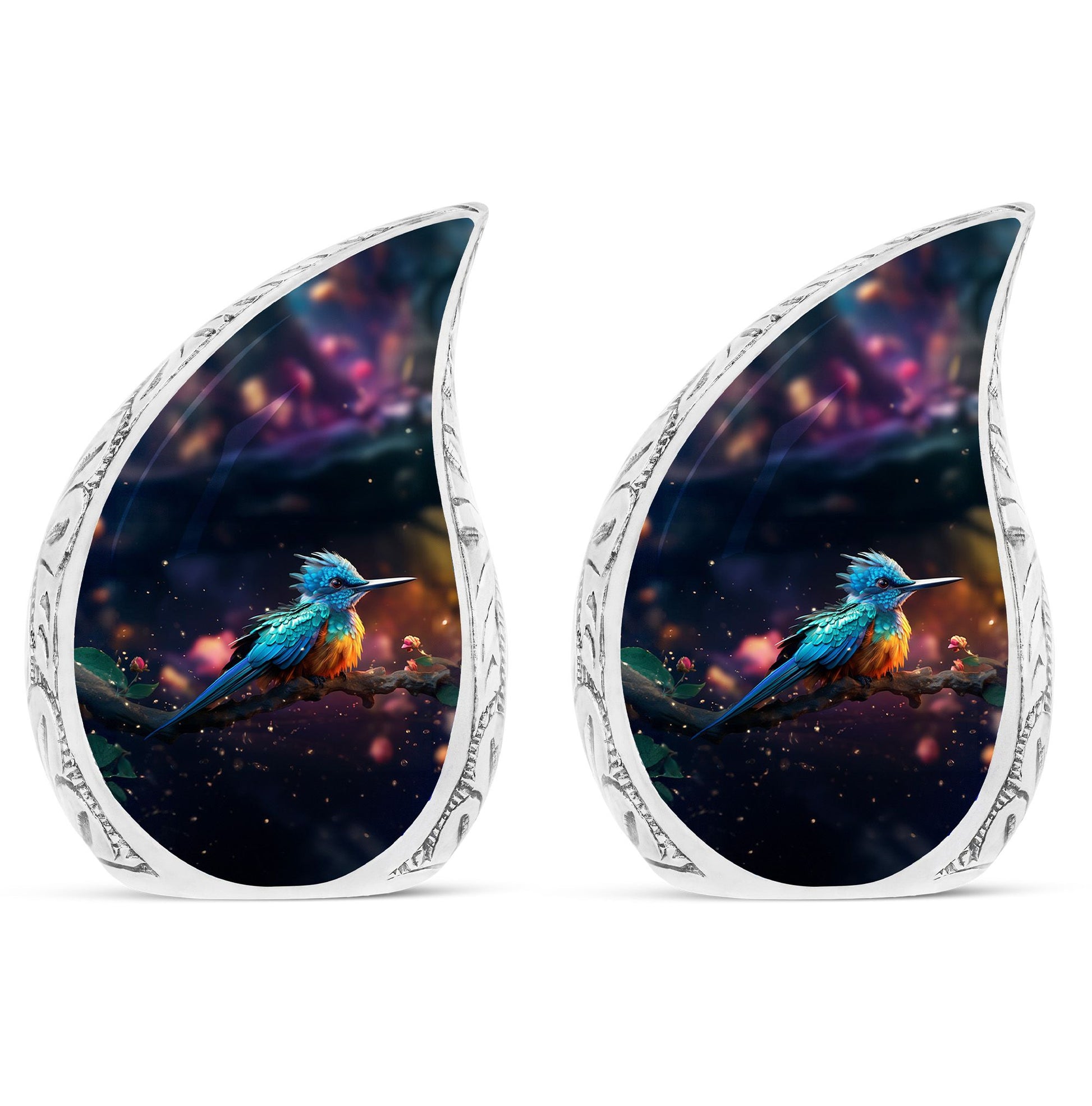 Teardrop Shape Sparrow Urn Keepsake Urn Pack of 2