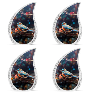 Teardrop Shape Sparrow Urn Keepsake Urn Pack of 4