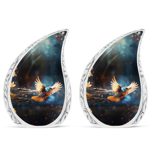 Teardrop Shape Sparrow Urn Keepsake Urn Pack of 2