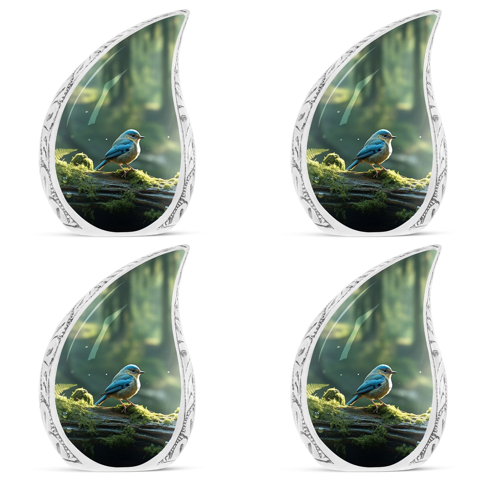 Teardrop Shape Sparrow Urn Keepsake Urn Pack of 2