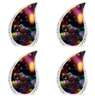 Teardrop Shape Sparrow Urn Keepsake Urn Pack of 4