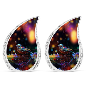 Teardrop Shape Sparrow Urn Keepsake Urn Pack of 2
