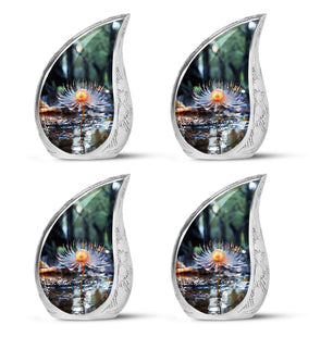 Teardrop Shape Lilly Urn Keepsake Urn Pack of 4