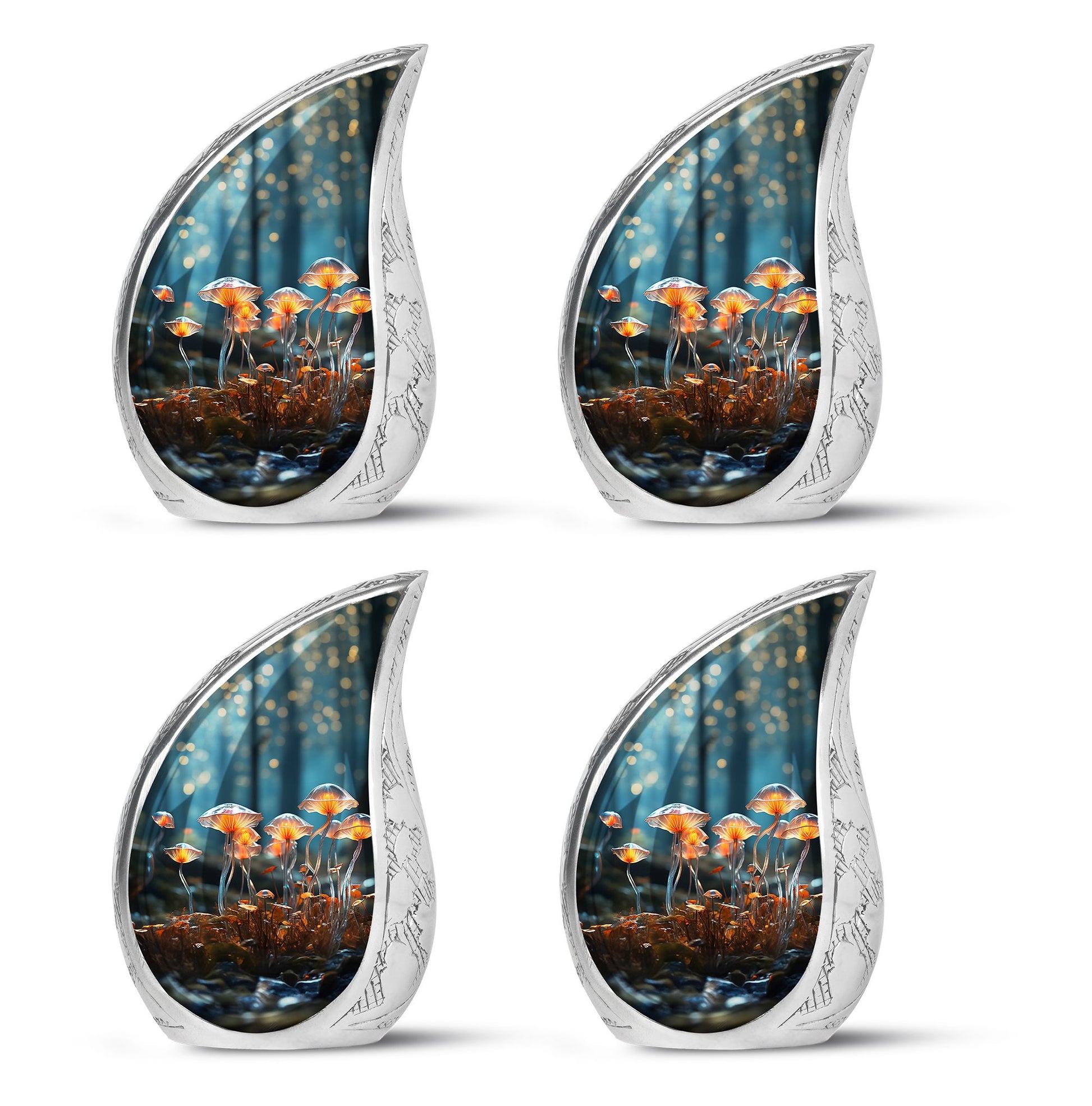 Teardrop Shape Lilly Urn Keepsake Urn Pack of 4