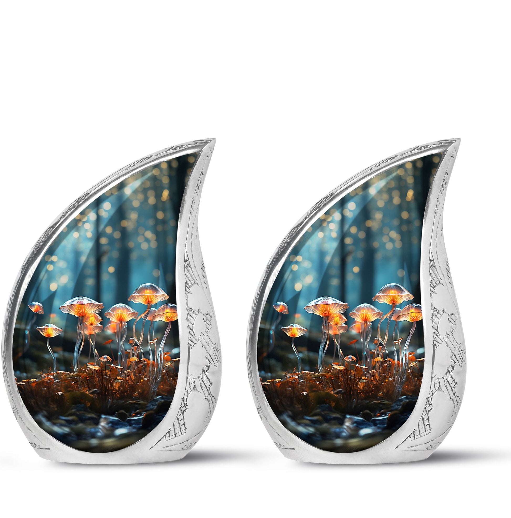 Teardrop Shape Lilly Urn Keepsake Urn Pack of 2