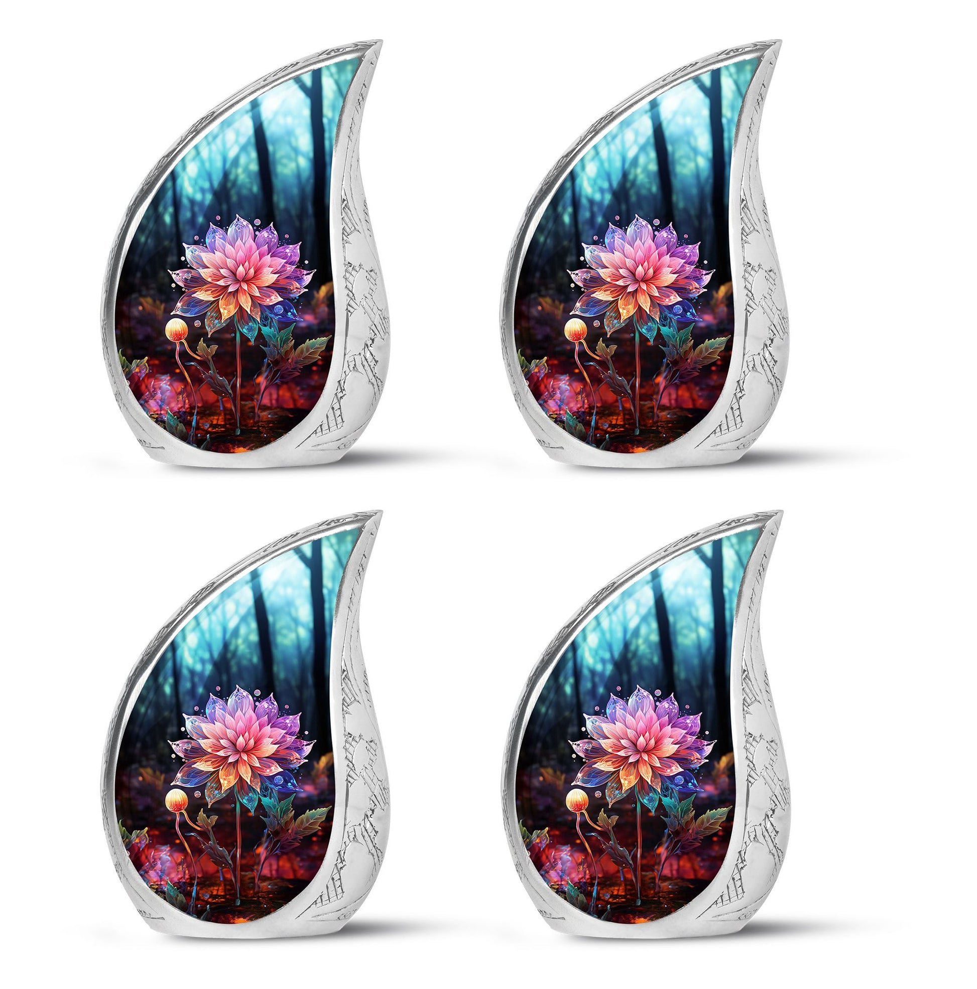 Teardrop Shape Lilly Urn Keepsake Urn Pack of 4