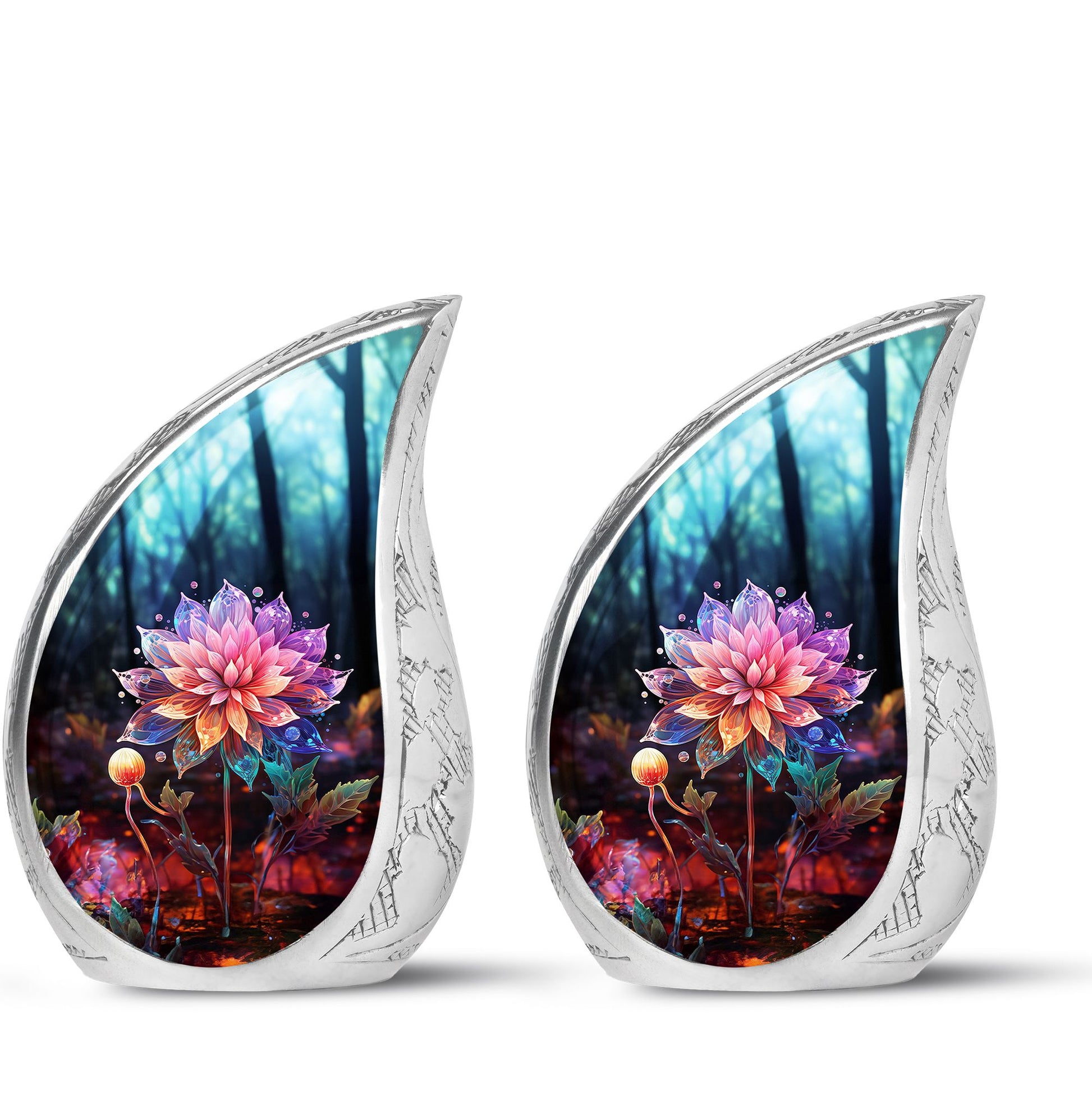 Teardrop Shape Lilly Urn Keepsake Urn Pack of 2