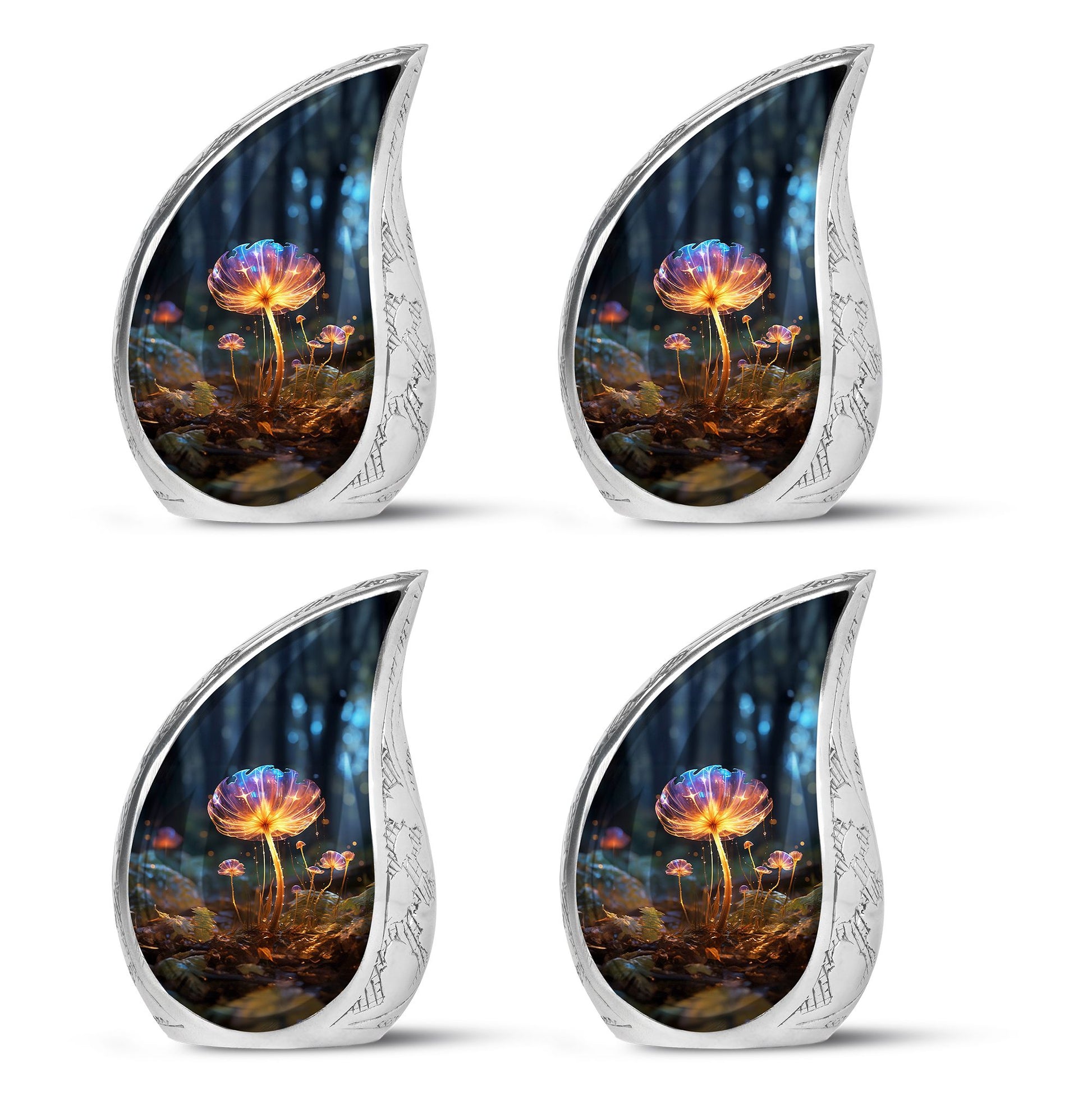 Teardrop Shape Lilly Urn Keepsake Urn Pack of 4