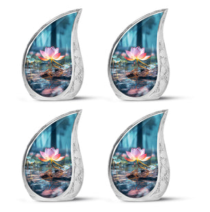 Teardrop Shape Lilly Urn Keepsake Urn Pack of 4