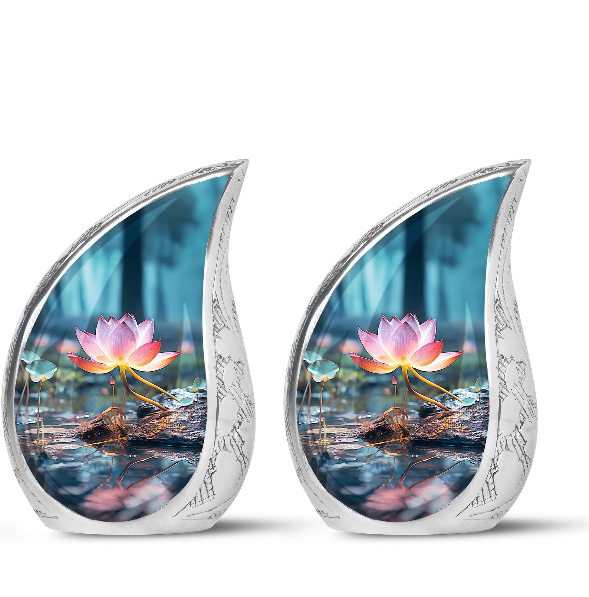 Teardrop Shape Lilly Urn Keepsake Urn Pack of 2