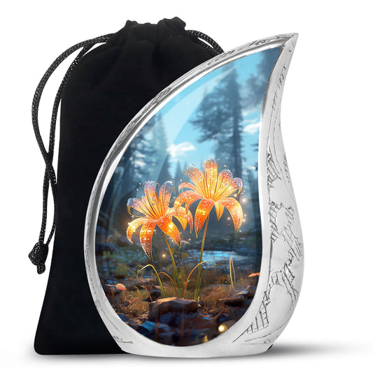 Teardrop Shape Lilly Urn Large 10 Inch