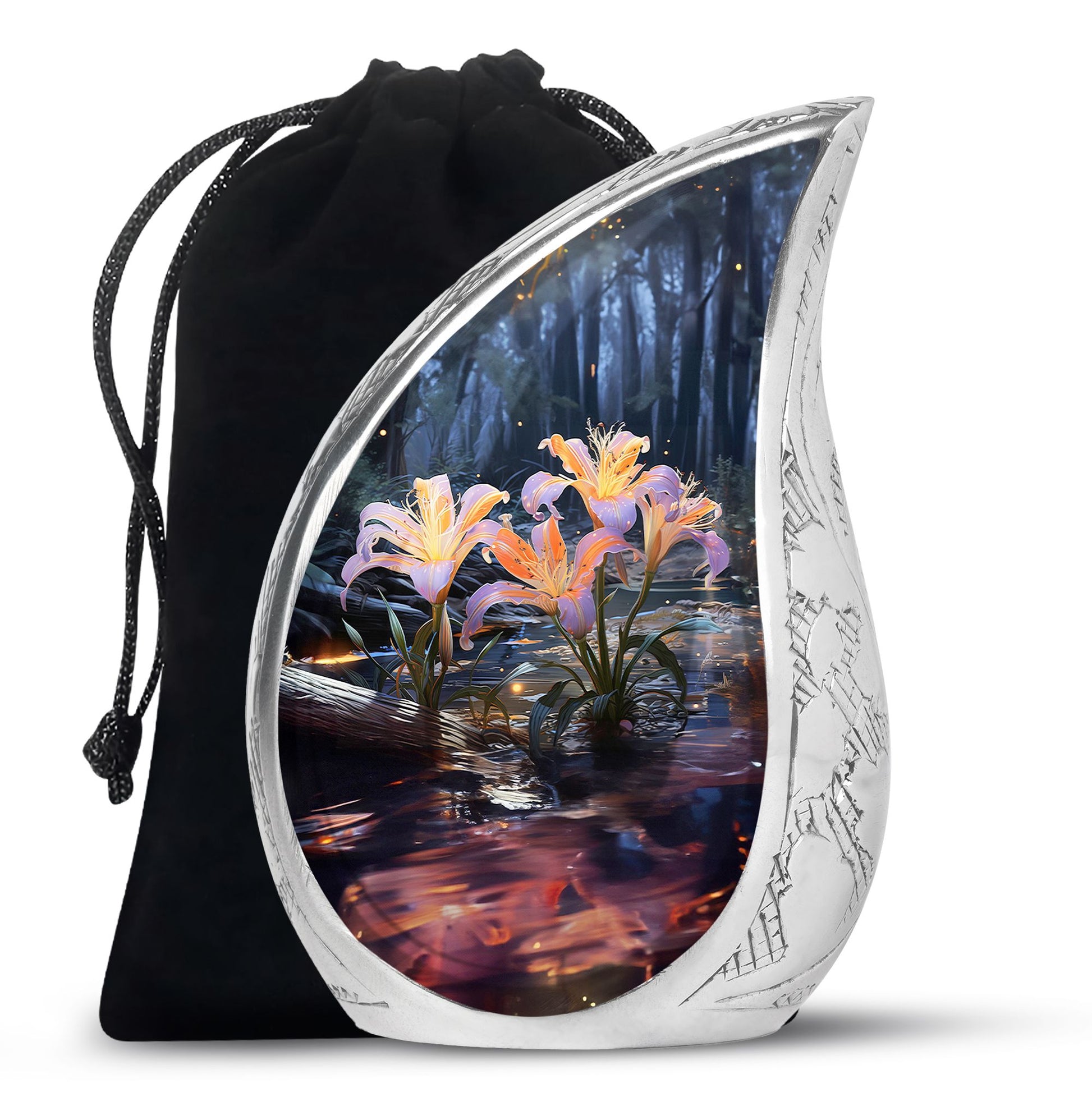 Teardrop Shape Lilly Urn Large 10 Inch