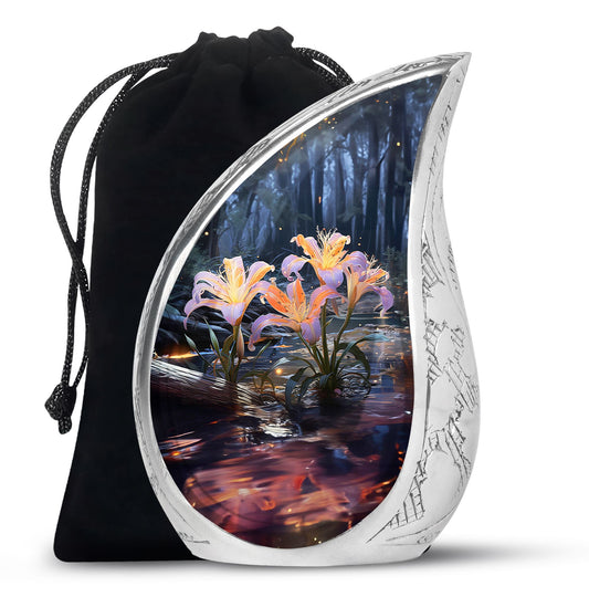 Teardrop Shape Lilly Urn Large 10 Inch