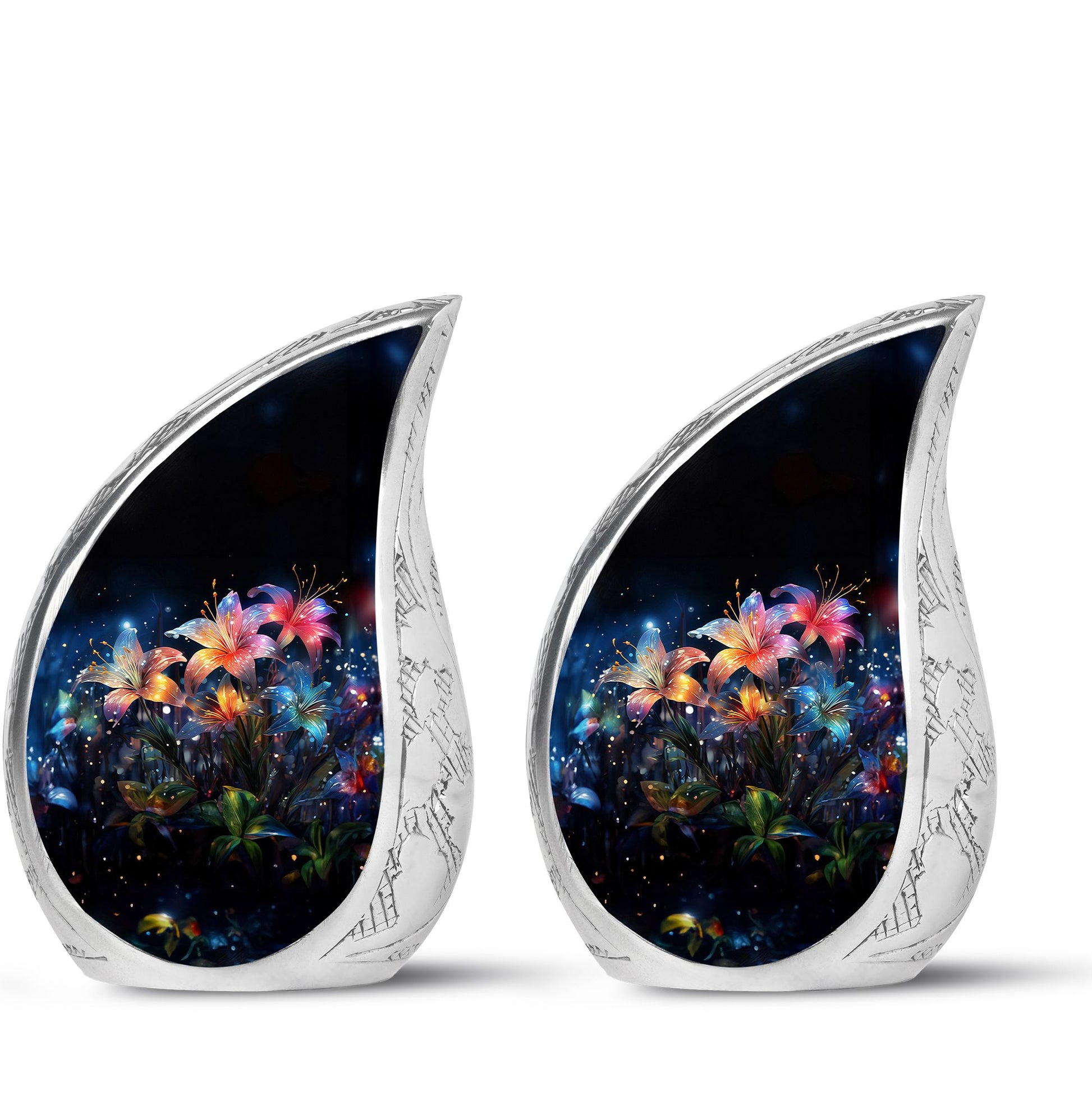 Teardrop Shape Lilly Urn Keepsake Urn Pack of 2