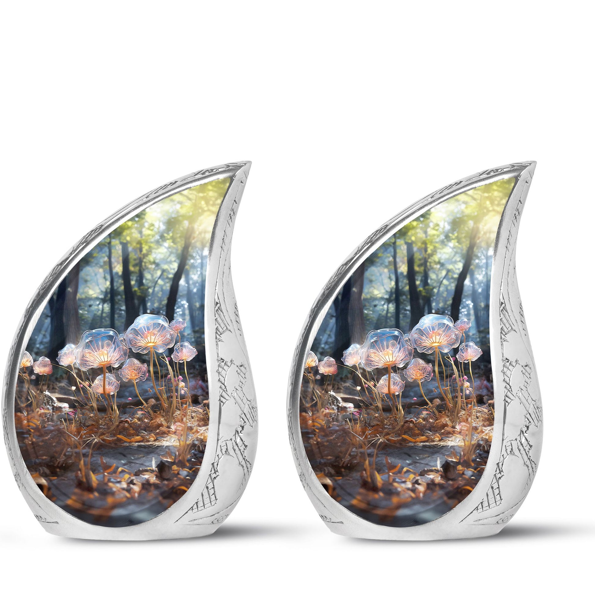 Teardrop Shape Lilly Urn Keepsake Urn Pack of 2
