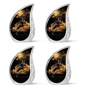 Teardrop Shape Basketball Urn Keepsake Urn Pack of 4