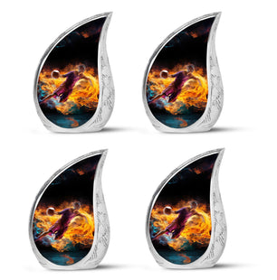 Teardrop Shape Basketball Urn Keepsake Urn Pack of 4