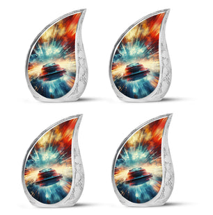 Teardrop Shape Car Urn Keepsake Urn Pack of 4