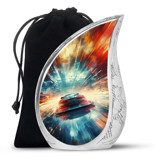 Teardrop Shape Car Urn Large 10 Inch