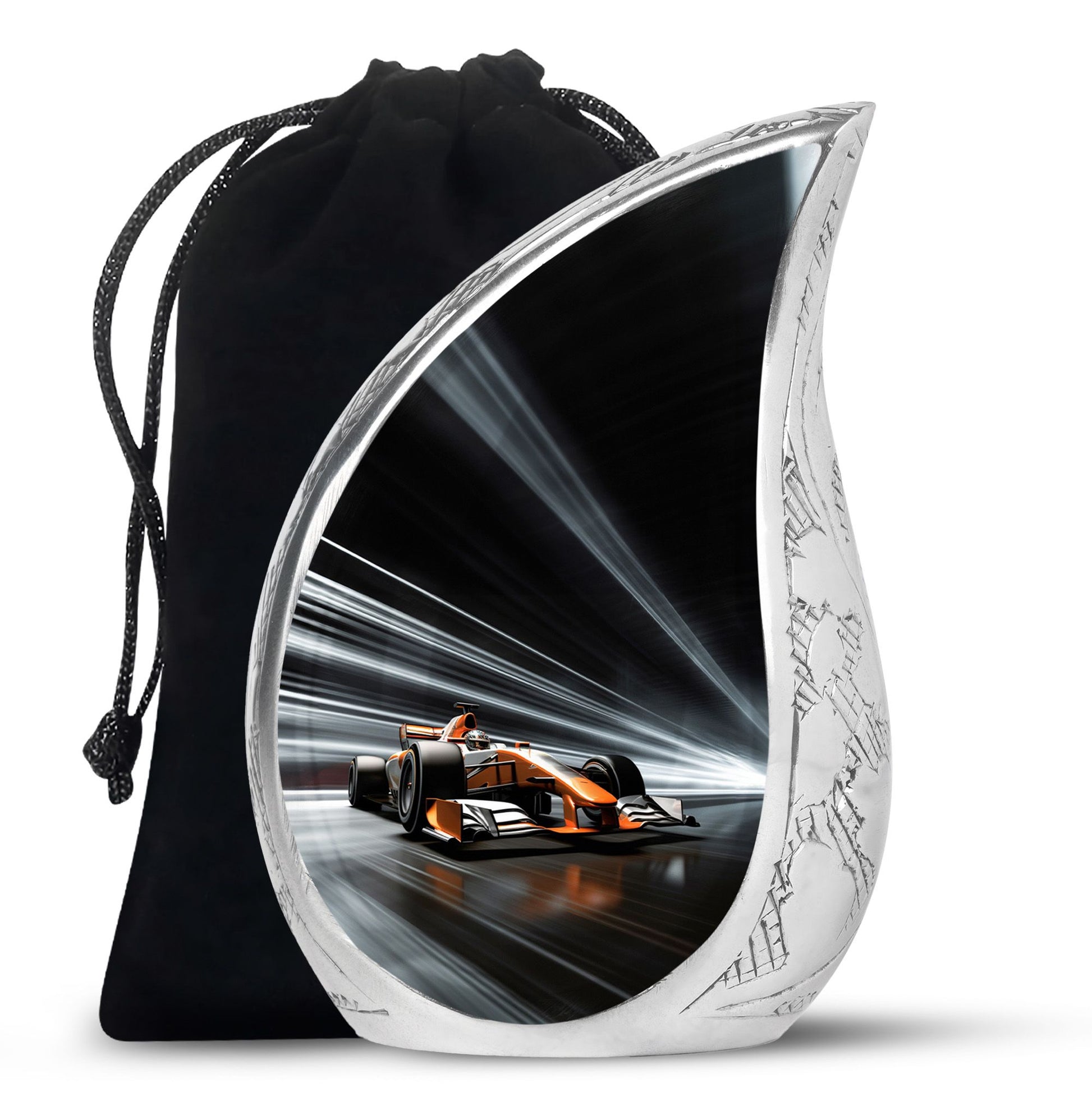 Teardrop Shape Car Urn Large 10 Inch