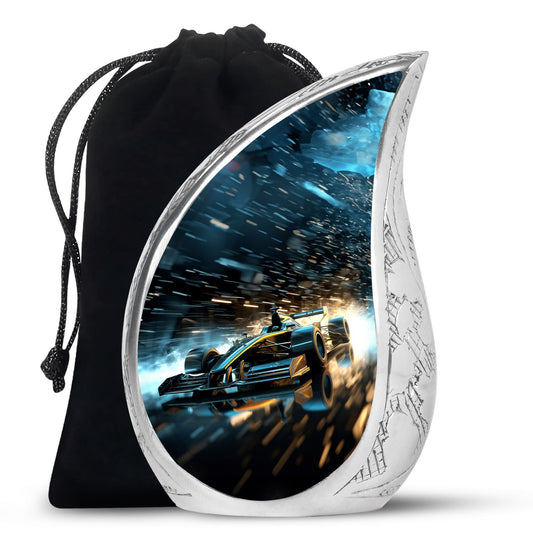 Teardrop Shape Car Urn Large 10 Inch