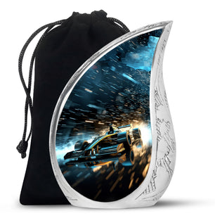 Teardrop Shape Car Urn Large 10 Inch