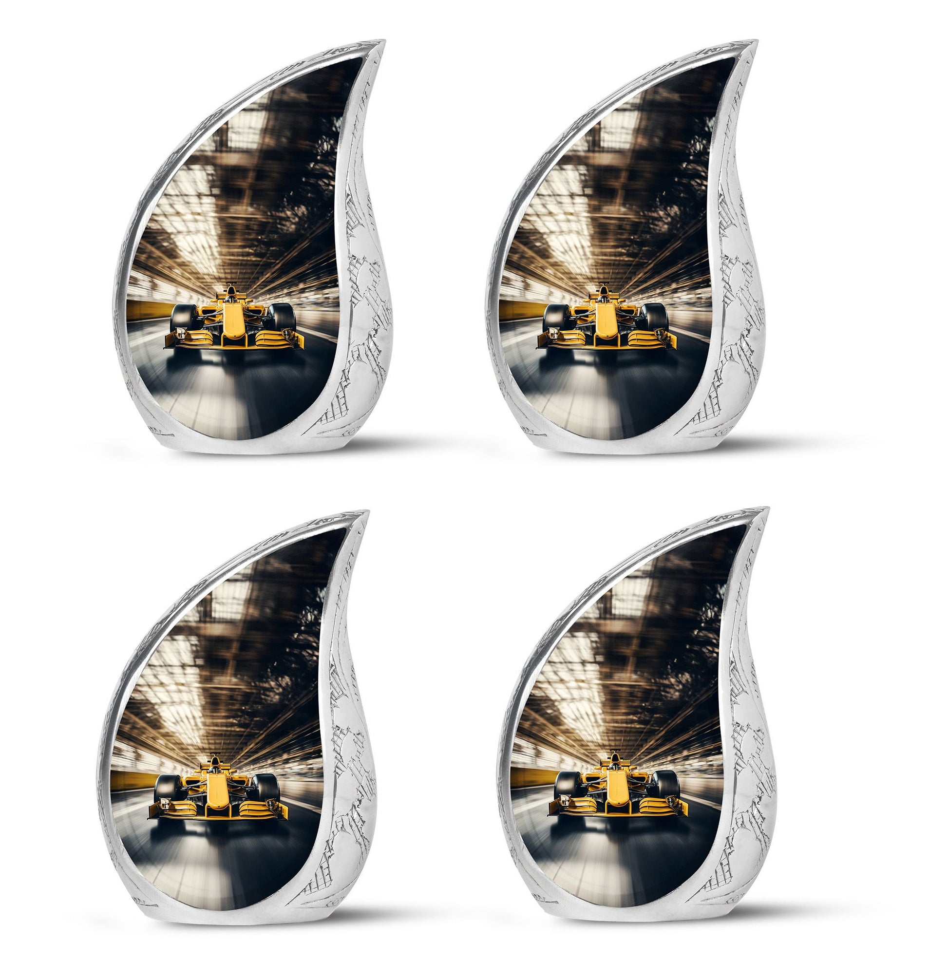 Teardrop Shape Car Urn Keepsake Urn Pack of 4